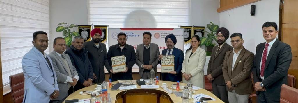 Lamrin Tech Skills University Punjab and Punjab Khadi and Village Industries Board sign MoU to strengthen skill development and rural entrepreneurship